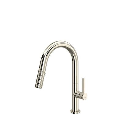 Tenerife Pull-Down Bar/Food Prep Kitchen Faucet With C-Spout
